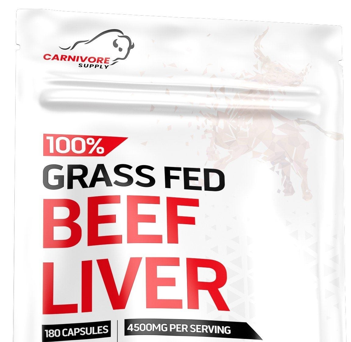 Grass-fed beef liver capsules